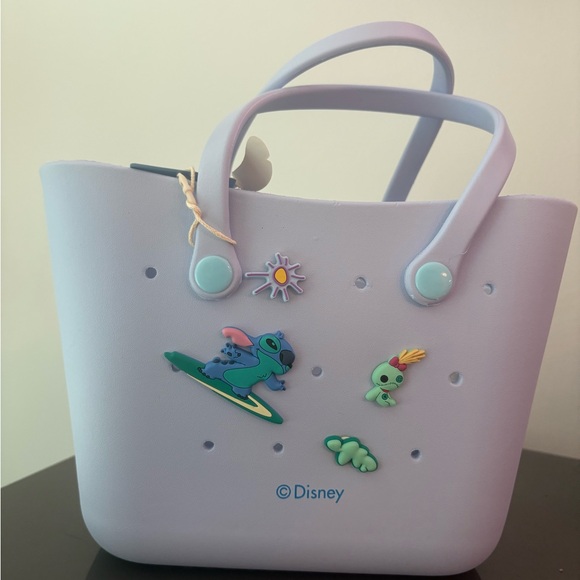 SOLD: Disney x Miniso Stitch Crocs Bag - Picture 2 of 4